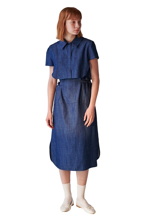 02 denim dress set_medium blue