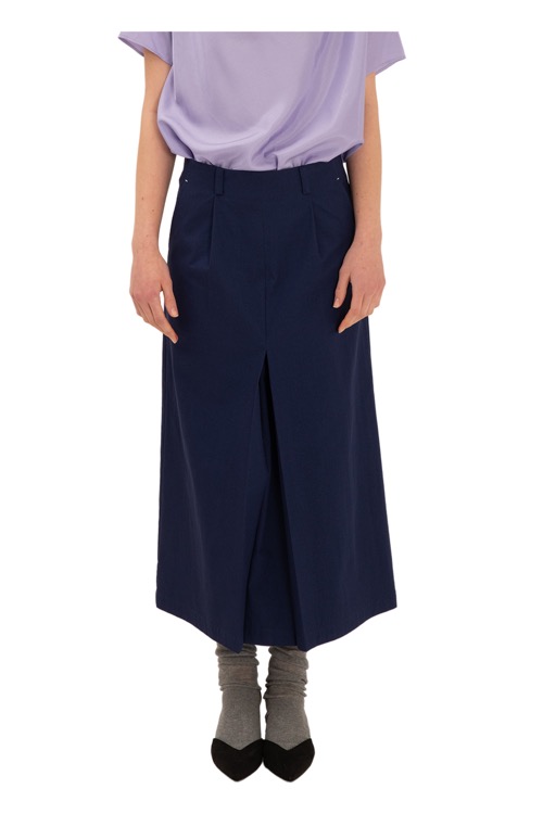 paper maxi skirt (blue)